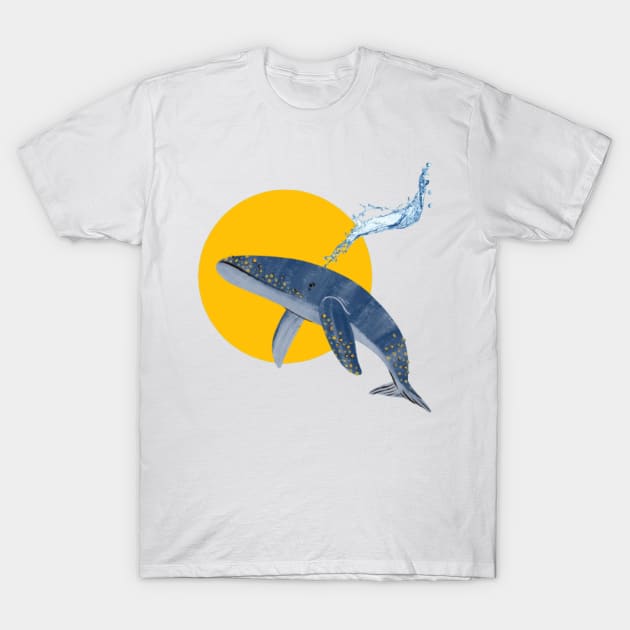 Whale splashing T-Shirt by Craftshirt